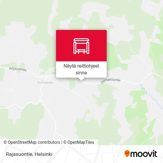 Rajasuontie kartta