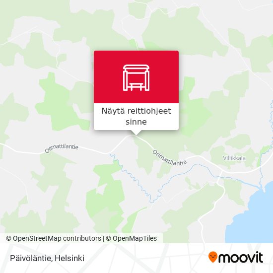 Päivöläntie kartta