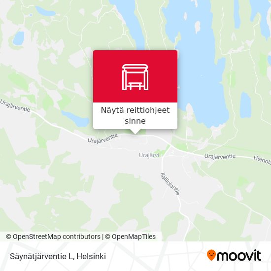 Säynätjärventie L kartta