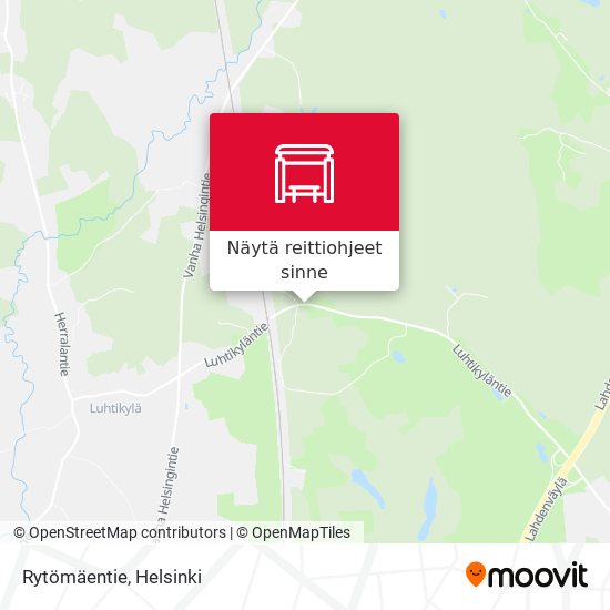 Rytömäentie kartta