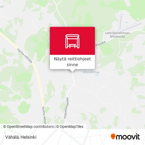 Vähälä kartta