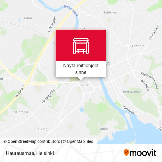 Kuinka päästä kohteeseen Hautausmaa paikassa Porvoo kulkuvälineellä Bussi  tai Juna?