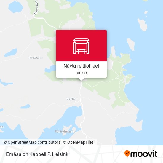 Emäsalon Kappeli P kartta