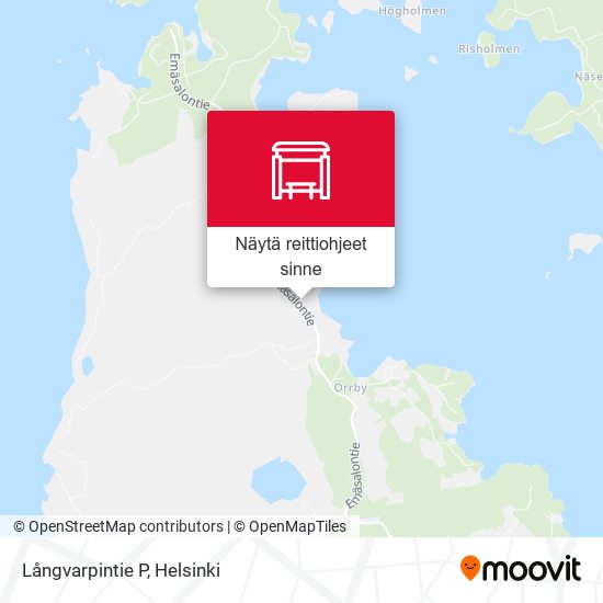 Långvarpintie P kartta