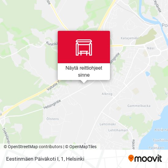 Eestinmäen Päiväkoti I, 1 kartta