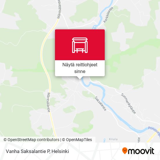 Vanha Saksalantie P kartta