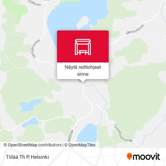 Tiilää Th P kartta