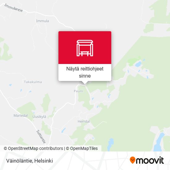 Väinöläntie kartta