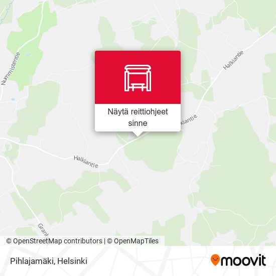 Pihlajamäki kartta