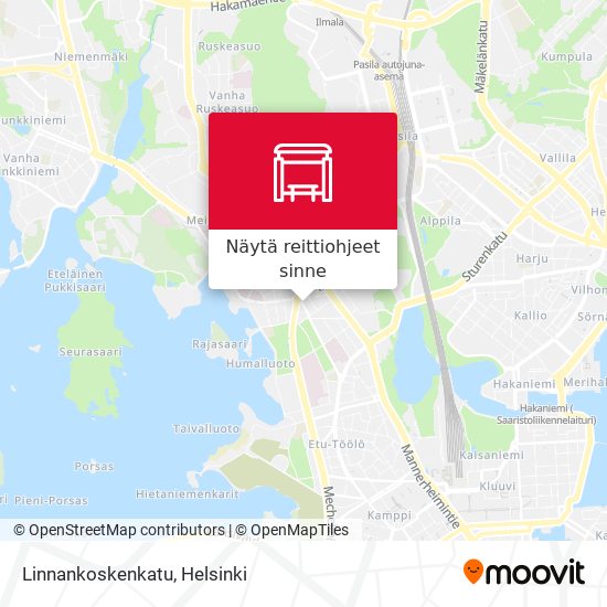 Linnankoskenkatu kartta