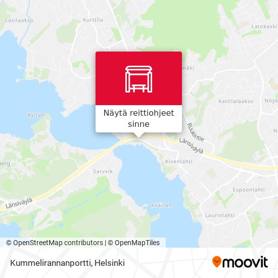 Kummelirannanportti kartta