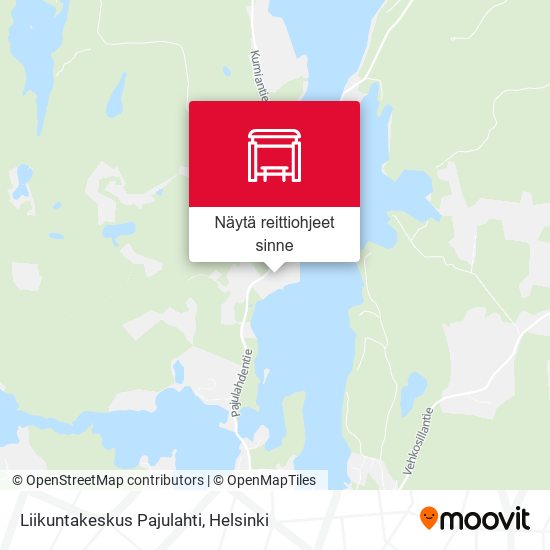 Liikuntakeskus Pajulahti kartta