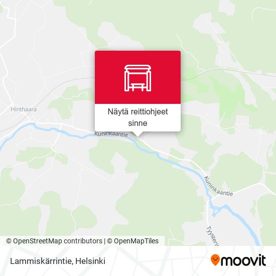 Lammiskärrintie kartta