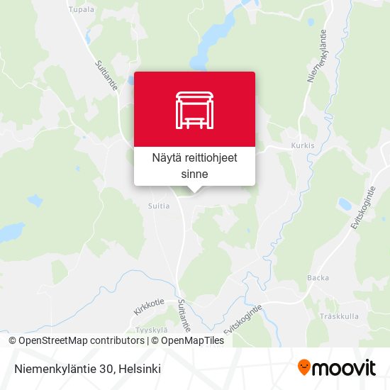 Niemenkyläntie 30 kartta