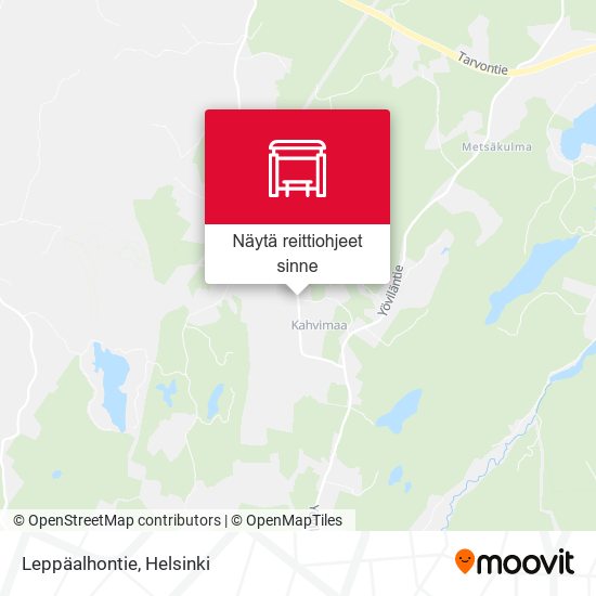 Leppäalhontie kartta