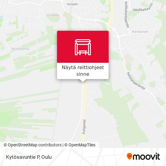 Kytösavuntie P kartta