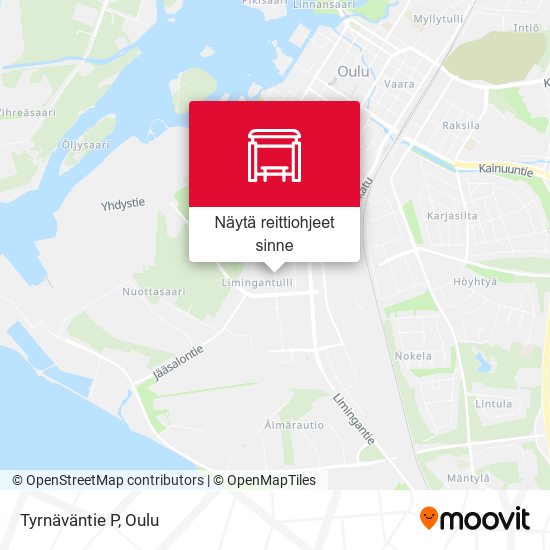 Tyrnäväntie P kartta