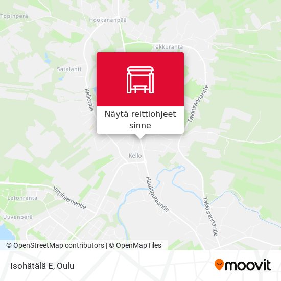 Isohätälä E kartta