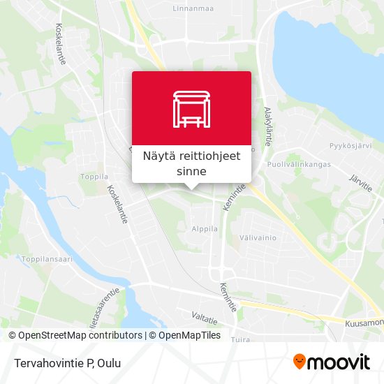 Tervahovintie P kartta