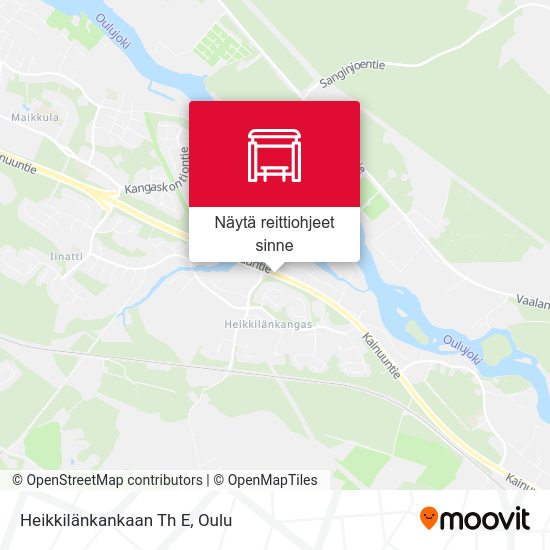 Heikkilänkankaan Th E kartta