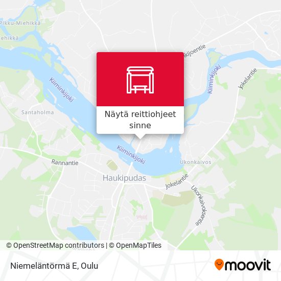 Niemeläntörmä E kartta