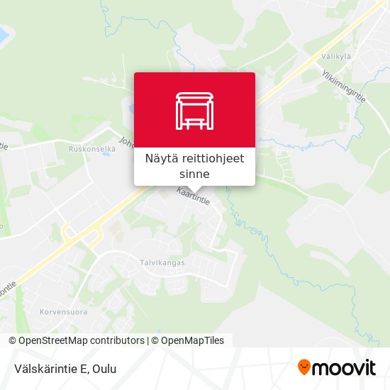 Välskärintie E kartta