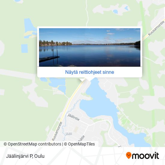 Jäälinjärvi P kartta