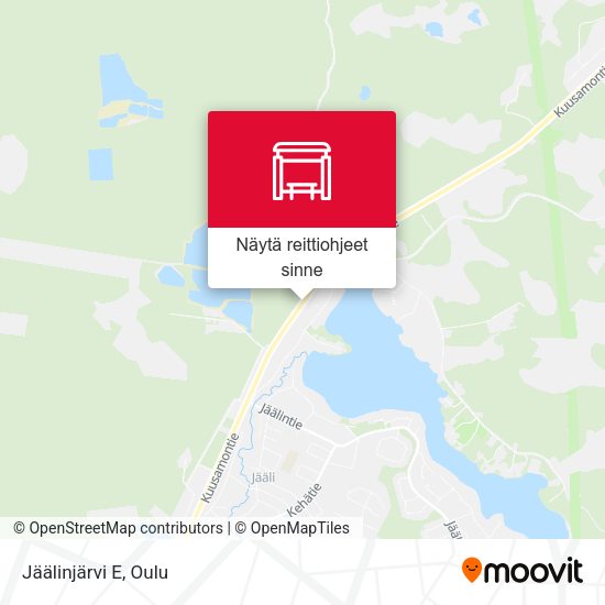 Jäälinjärvi E kartta
