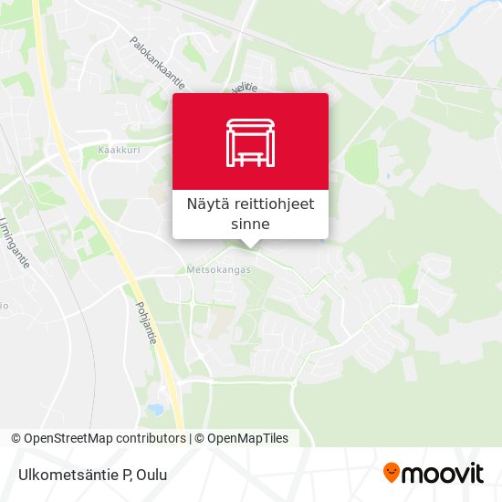 Kuinka päästä kohteeseen Ulkometsäntie P paikassa Oulu kulkuvälineellä  Bussi?