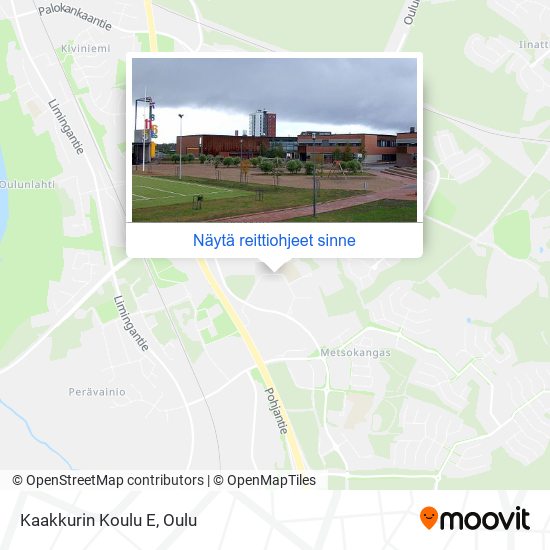 Kuinka päästä kohteeseen Kaakkurin Koulu E paikassa Oulu kulkuvälineellä  Bussi?