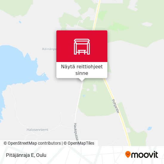 Pitäjänraja E kartta