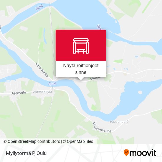 Myllytörmä P kartta