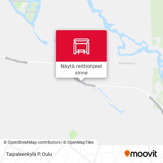 Taipaleenkylä P kartta