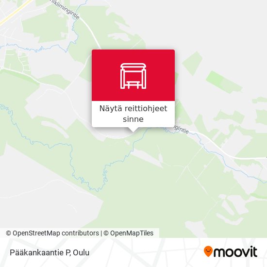 Pääkankaantie P kartta