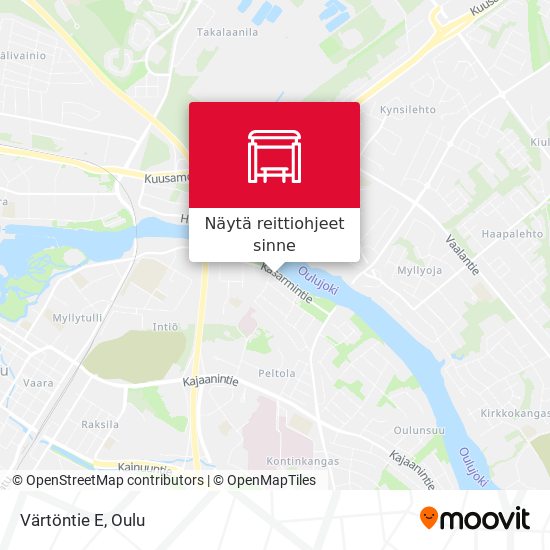 Värtöntie E kartta