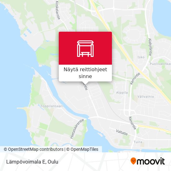 Lämpövoimala E kartta