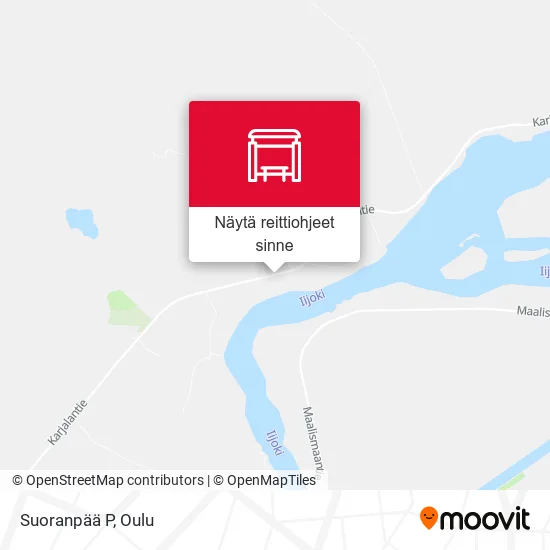 Suoranpää P kartta