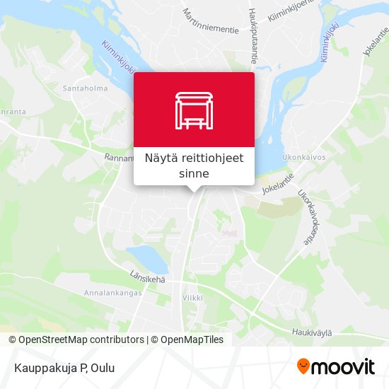 Kauppakuja P kartta