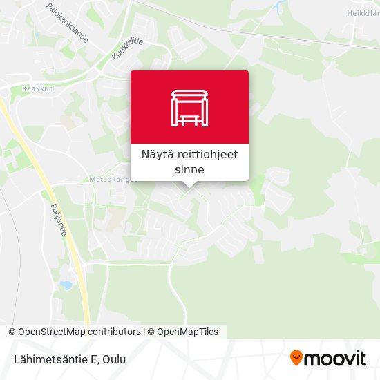 Lähimetsäntie E kartta