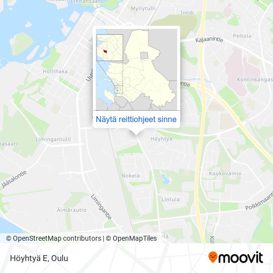 Kuinka päästä kohteeseen Höyhtyä E paikassa Oulu kulkuvälineellä Bussi?