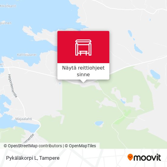 Pykäläkorpi L kartta