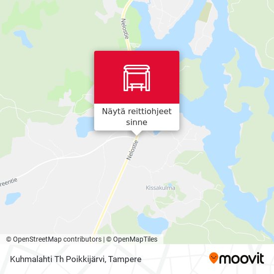 Kuhmalahti Th Poikkijärvi kartta