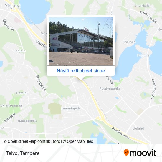 Kuinka päästä kohteeseen Teivo paikassa Ylöjärvi kulkuvälineellä Bussi?