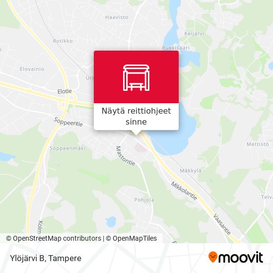 Ylöjärvi B kartta