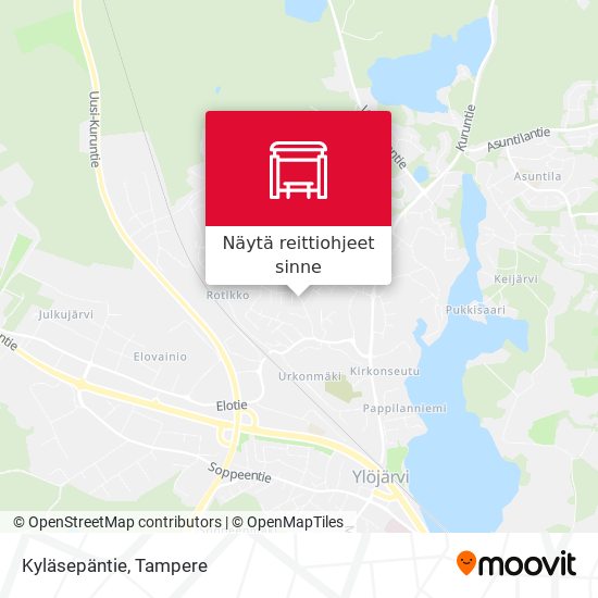 Kyläsepäntie kartta