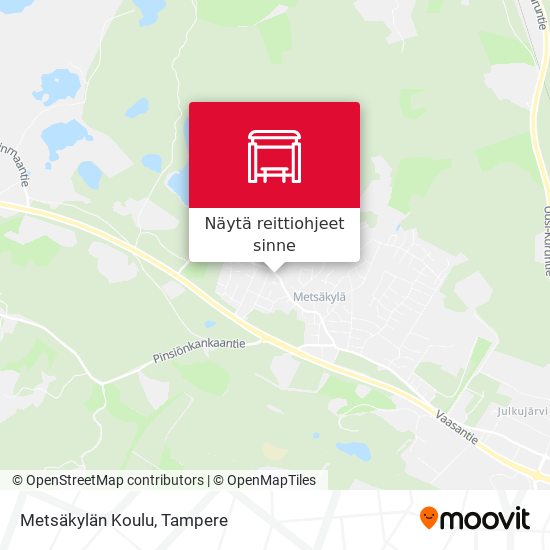 Metsäkylän Koulu kartta