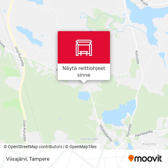 Viisajärvi kartta