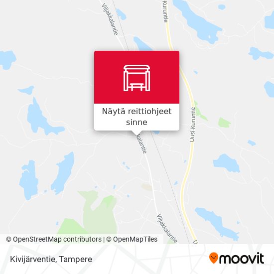 Kivijärventie kartta