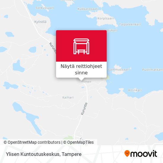 Ylisen Kuntoutuskeskus kartta