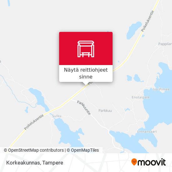 Korkeakunnas kartta